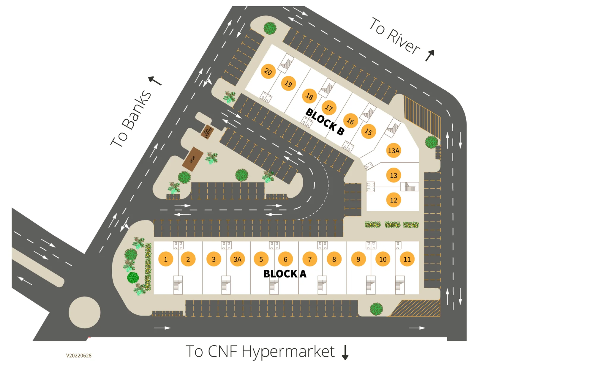 Beaufort Pavilion site plan